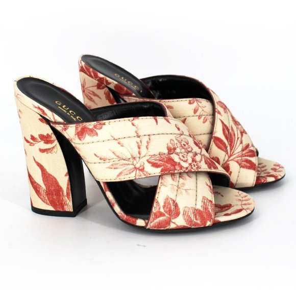 gucci butterfly heels